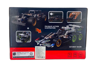 170 Pieces Getaway Racer Building Blocks Pullback Car